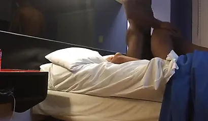 Busty African doll enjoys rough morning sex with her man