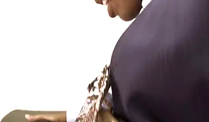 Insatiable ebony sluts getting fucked hardcore in a porn parody