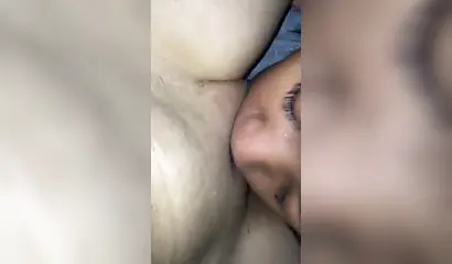 Pretty ebony lesbian eating my bald coochie