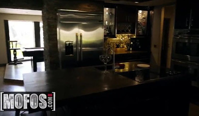 Caged ebony Sarah Banks gets released and fucked