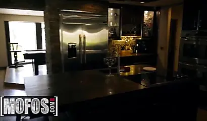 Caged ebony Sarah Banks gets released and fucked