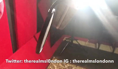 Ebony prostitute blows off and fucks a rapper