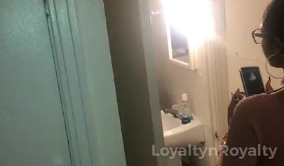 Slender ebony parole officer gets dominated and fucked