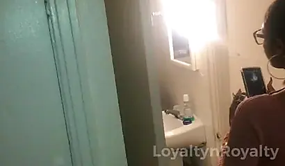 Slender ebony parole officer gets dominated and fucked