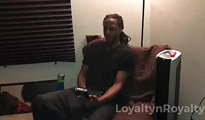 Slender ebony parole officer gets dominated and fucked