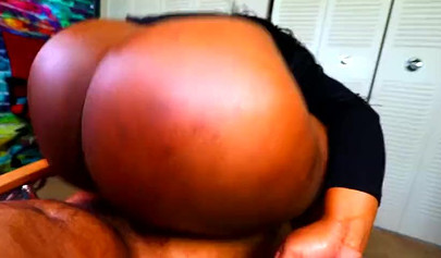 MILF Jade Jordan oils up her monster booty before fucking her nephew's dick