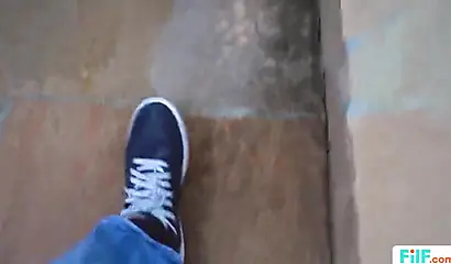 Delicious ebony Cecilia Lion sucks and rides her stepdad's fat dick