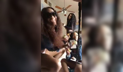 Ebony twerking competition live on IG