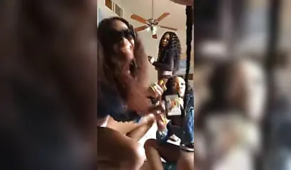 Ebony twerking competition live on IG