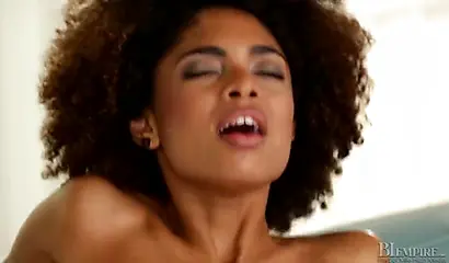 Ebony Luna Corazon & her bisexual boyfriend share a strong dick