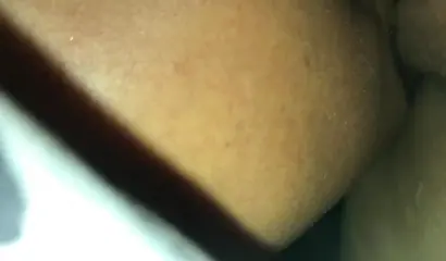 Black teen eating her girlfriend's pussy up close
