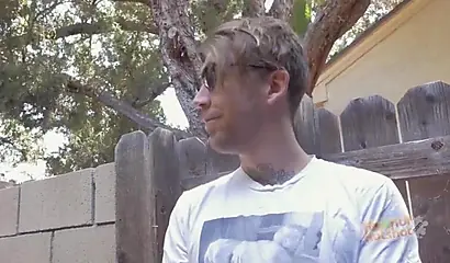 Naturally busty ebony gets her mouth fucked hard