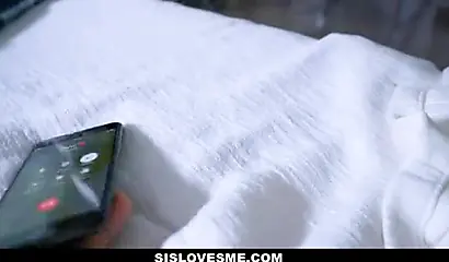 Hotties Demi Sutra & Evelin Stone sharing a white dong in POV