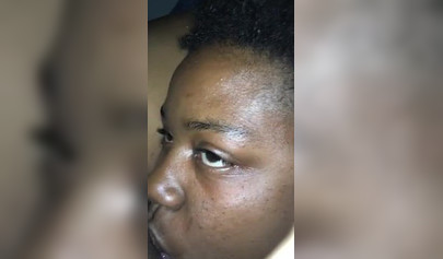 Ebony sugar babe licking a black clitoris up close