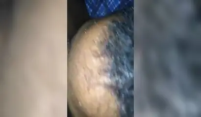 Ebony sugar babe licking a black clitoris up close