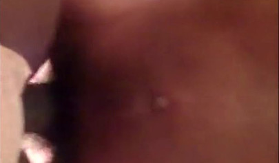 Thick ebony mom gets banged by her son's skinny friend