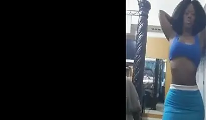 Sexy ebony makes a BBC explode in her pussy while riding it