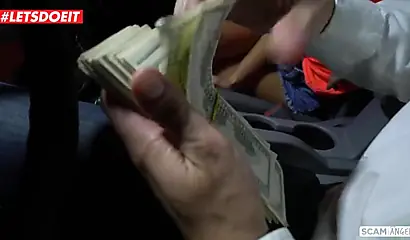 Exotic ebony babes Brenna Sparks & Cecilia Lion fuck a married man in a threesome