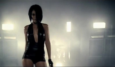 Ebony pornstar Lavish Styles fucks with Rihanna music at the background