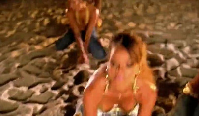 Ebony pornstar Lavish Styles fucks with Rihanna music at the background