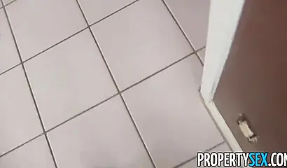 Skinny ebony real estate agent Cecilia Lion gets boned from behind