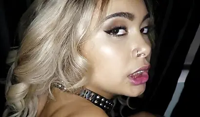 Ebony kitty Aaliyah Hadid takes it in her bum hole