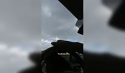 African babe blows me off during a road trip