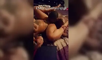 Ebony cums while getting her pussy eaten out