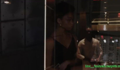 Sultry ebony Gina moans as she takes a BBC from behind