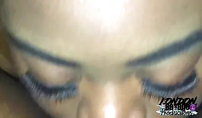 Blonde ebony licking my big clit