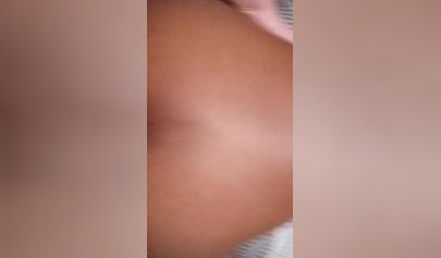 Amateur ebony gets her snatch nailed & creampied