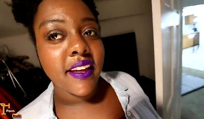 Chubby ebony mom Jade Jordan gives a hot BJ and gets boned doggystyle