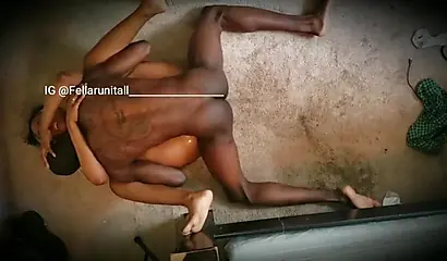 Blonde ebony with a killer booty fucked from behind