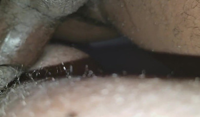 Amateur BBW gets her fat hairy pussy banged by a BBC