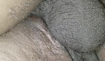 Amateur BBW gets her fat hairy pussy banged by a BBC