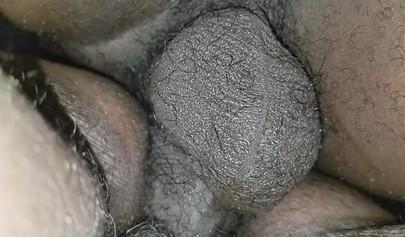 Amateur BBW gets her fat hairy pussy banged by a BBC