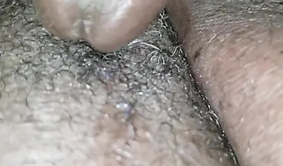 Amateur BBW gets her fat hairy pussy banged by a BBC