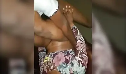 Skinny African teen gets her tight snatch boned on the sofa