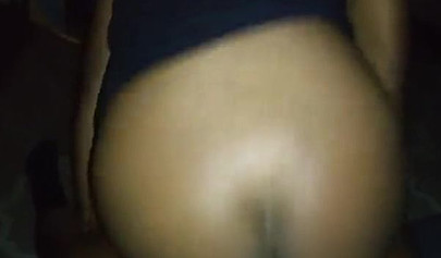 Sexy ebony maid dances, strips and fucks in POV