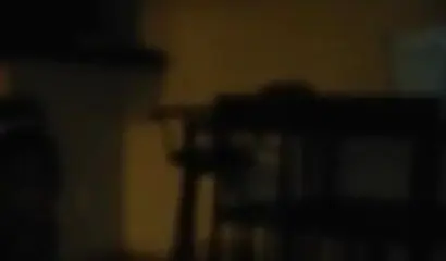 Sexy ebony maid dances, strips and fucks in POV