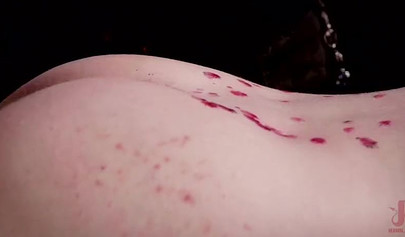 Tied up sluts Penny Pax and Kira Noir get fucked in a BDSM orgy