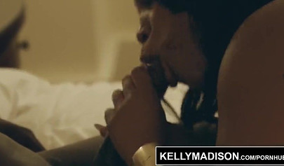 Black wife Maserati gets her melons and fat pussy fucked by her lover