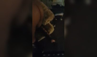 Lusty ebony enjoys quickie with a nice cumload