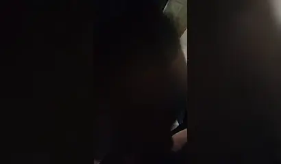 Lusty ebony enjoys quickie with a nice cumload