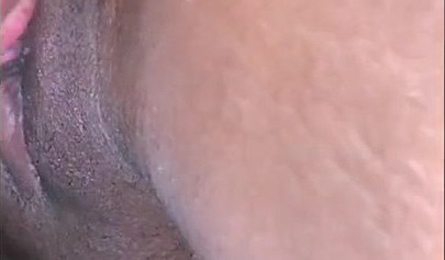 Inked ebony enjoys protected sex with her lover