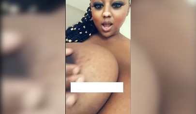 Ebony queen Phoenix reveals her amazing curves in a solo