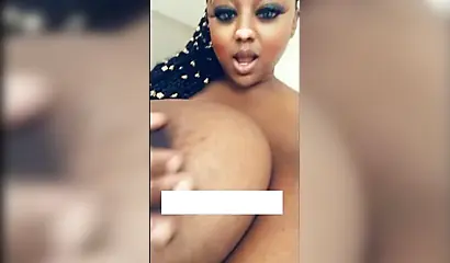 Ebony queen Phoenix reveals her amazing curves in a solo