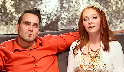 White couple shares a sexy ebony in a threesome