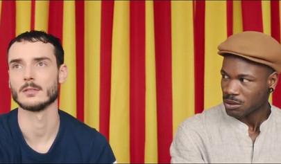 Un mec noir baise un couple caucasien dans un trio IR 