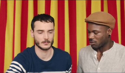 Un mec noir baise un couple caucasien dans un trio IR 